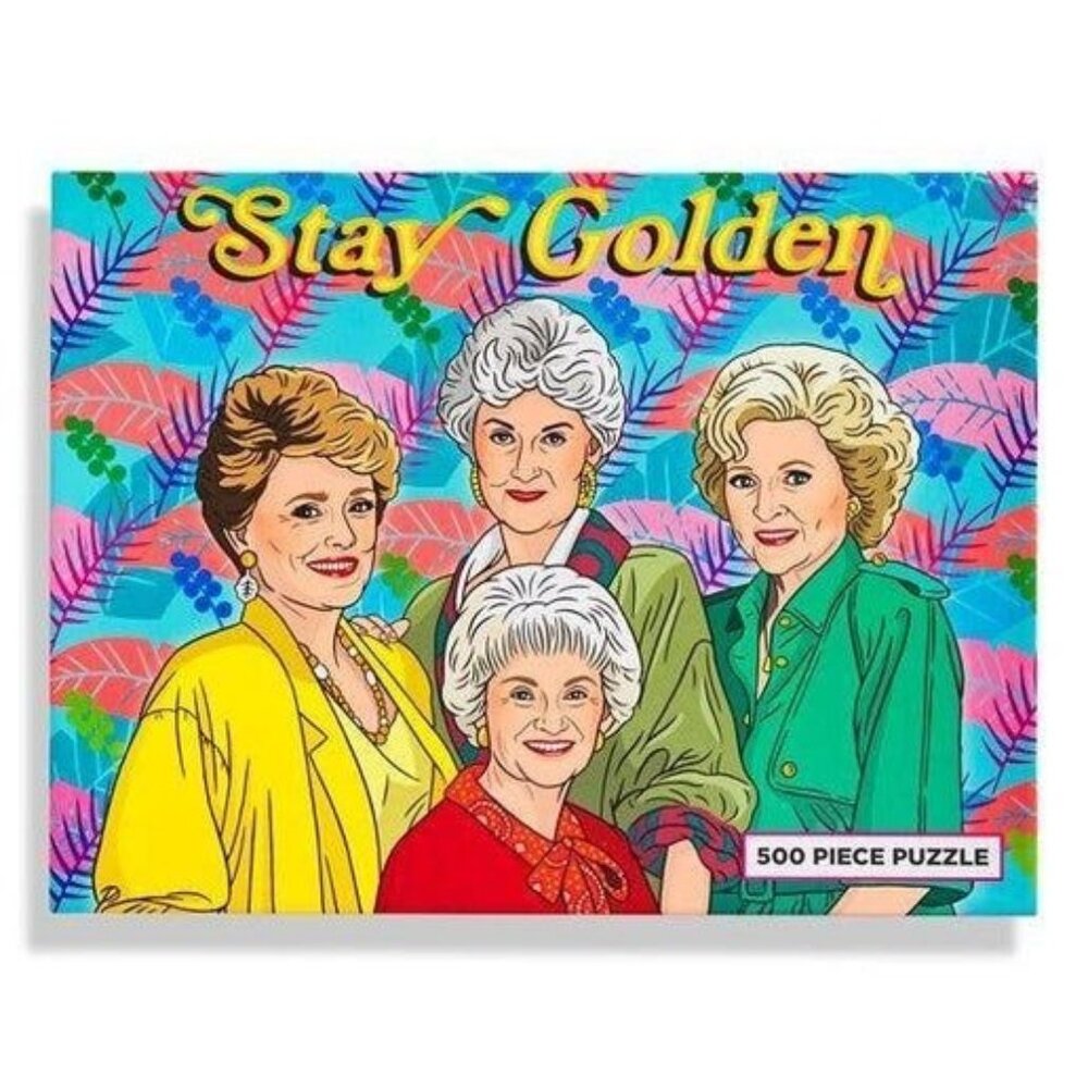 Stay Golden 500 Piece Puzzle Featuring The Golden Girls
